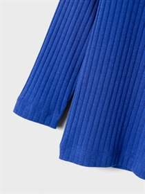 NAME IT Langærmet Rib Bluse Nosias Mazarine Blue